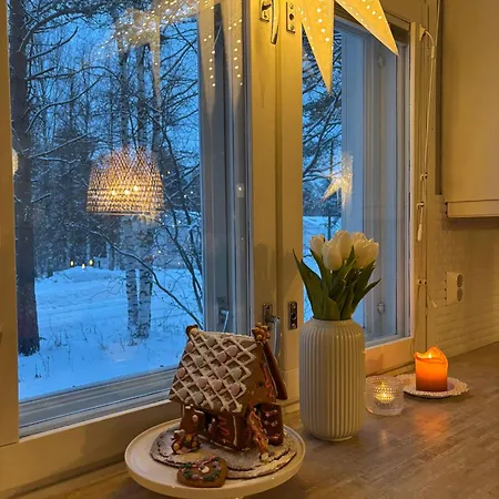 Spacious And Cozy Family-friendly Wooden House Rovaniemi